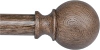 BRIOFOX Curtain Rod Set 38-72 Inches  Brown