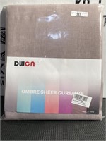 Ombre Sheer Curtains 58"x84" Set of 2