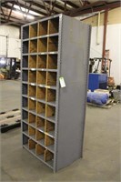Metal Cubby Shelf Unit Approx 38"x24.5"x85.25"