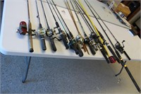 Huge Lot of Fishing Rods and Reels