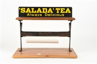 RARE 'SALADA' TEA  THE 'SALADA' D/S PAPER ROLLER