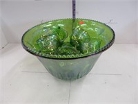 Carnival punch bowl set