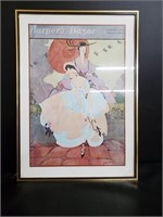 Harper's Bazar Vintage Framed Poster