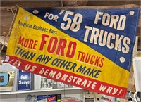 58 Ford Truck Dealer Banner