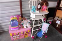 High Chair, Toy Box, Stroller, Toys (U230)