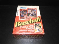 1991 Donross Baseball Puzzle & Cards Sealed Box