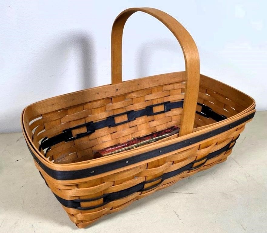 Longaberger basket- signed