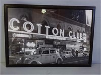 Cotton Club B & W Framed Artware