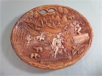Resin 3D American Indian Dish by Arrow