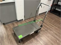 Hydraulic Lift Flat Cart