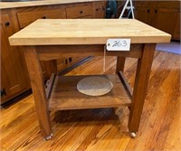 Rolling Butcher Block/Table