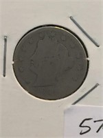 1894 Liberty Nickel Key Date High Value
