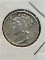 1943-D Mercury Dime Silver