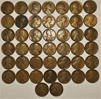 44 U.S. 1916-S Lincoln Wheat Cents