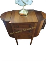 Martha Washington style Wood Sewing Cabinet with