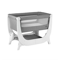 BEABA Air Bedside Infant Sleeper Crib Grey