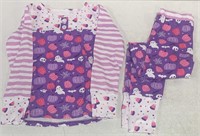 GIRLS PAJAMA SET 6T 2PC