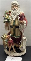 18" Kaldun & Bogle Christmas Gifts Cardinal Santa