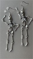 Articulated skeleton earrings, have fun with