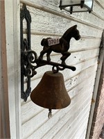 Cast iron horse bell