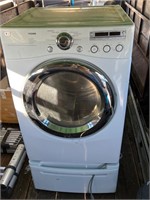 LG Dryer natural gas with storage drawer