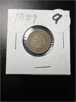 1859 Indian Head Coin