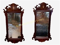 Pair of Hekman Chippendale Style Mirrors