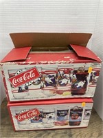 2 8pc Coca Cola beverage sets