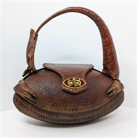Genuine c. 1940's Armadillo purse.