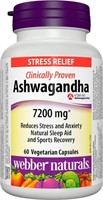 Sealed - Webber Naturals Ashwagandha 7200 mg