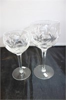16 PC. CRYSTAL STEMWARE 8 - OF EACH SIZE
