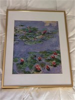 Framed print Claude Monet Water lilies