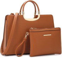 Women's Handbag with Wallet - Brown