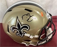 Collectible Autographed Football Helmet, Saints