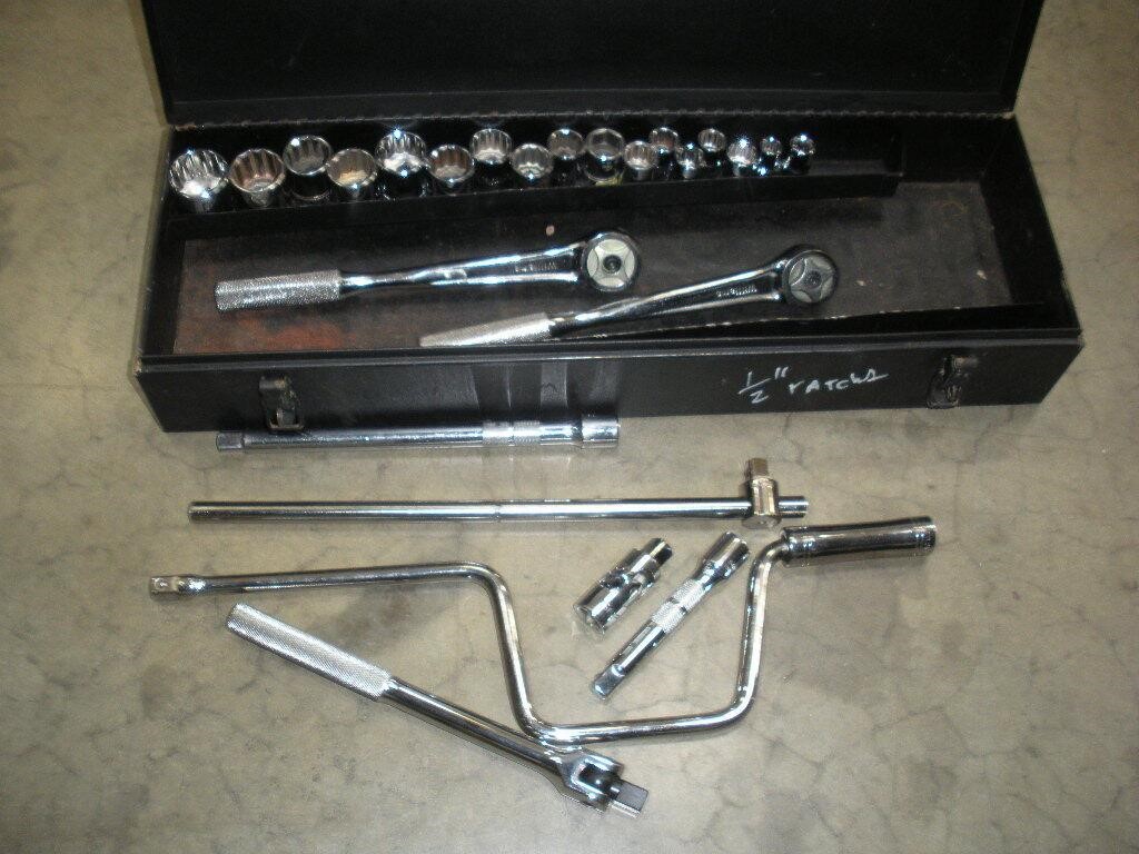 1/2 Drive Socket Set w/Williams Ratchets & Name