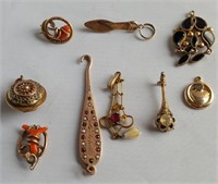 Pendants,  Lavaliers, no marks on any