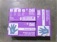 3 boxes of L Nitrile gloves, 8 1/2 mil