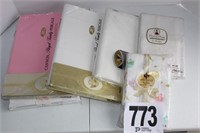 New- (2) Sets Pillowcases, (3) Perale Double Flat