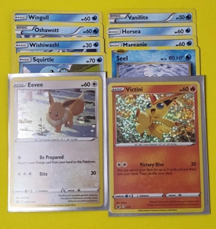 Pokemon Cards Victini and others