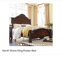 GORGEOUS ORNATE KING SIZE BED