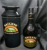 Baileys Bottle and Container