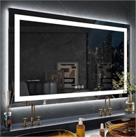 72X36 Inch RGB LED Bathroom Mirror with Light