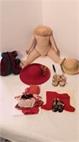Large Lot Of Vintage Doll Clothes,
