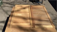 New Wooden Shutters 15X29"