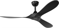 CLUGOJ 52 Black Ceiling Fan