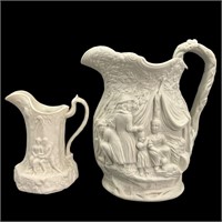 1842 Jones & Walley GYPSEY  Jug, Creamer