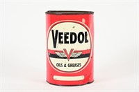 VEEDOL OILS & GREASE FIVE POUND CAN