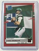 2020 Donruss Press Proof Red #339 James Morgan RC!