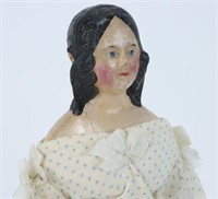 1840-1850s Papier Mache Milliners Doll