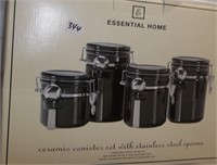 New Essential Home Ceramic Canister Set